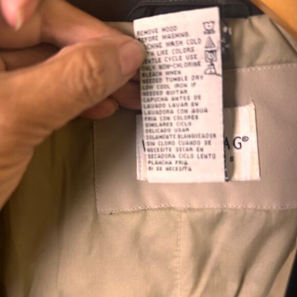 White Stag Size 2X Plus Beige Jacket Hooded  Snap Front Water-Resistant Women - Picture 6 of 11